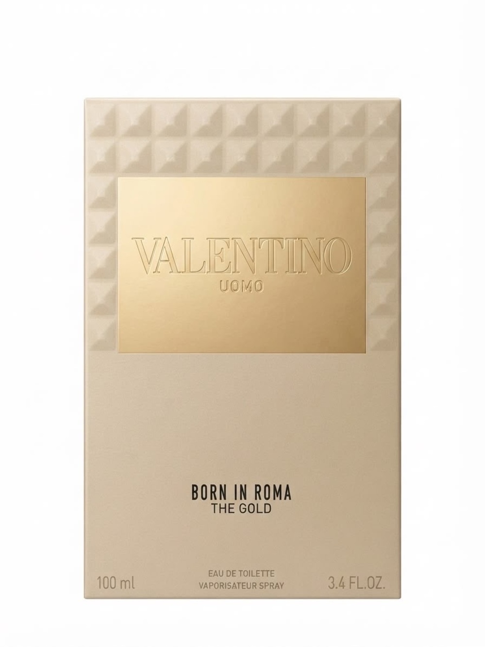 Valentino Born in Roma The Gold — Beige & Gold Packaging